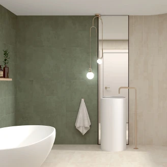 Gulvflis <strong>Delicate</strong>  Beige Matt 9x60 cm